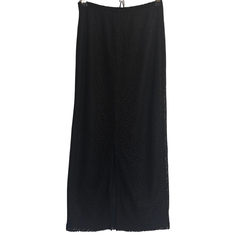 Elegant Black Lace Skirt.wk1654